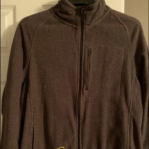 Mens brown fleece
